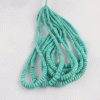 3 Strand Set of 5-8mm Blue Turquoise BSJ999 - T Natural Blue Turquoise Round Cut Beads Strand 16" Inch Jewelry Making Beads